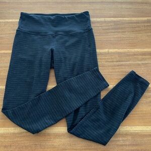 XS ATHLETA 54023 Heather Blue Tight Leggings Women Yoga Workout Quest Activewea